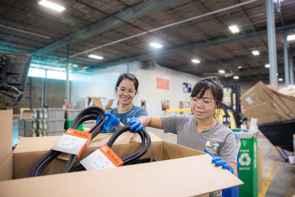 NewStream employees working to show the value of a 3PL partnership
