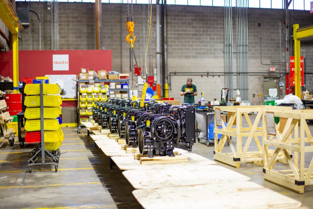 NewStream facility with machinery parts
